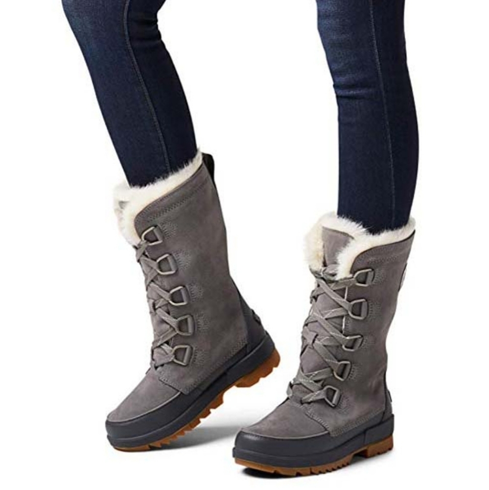 NIB Sorel Women's Tivoli IV Tall Boot Winter Snow Waterproof Gray Size 6.5